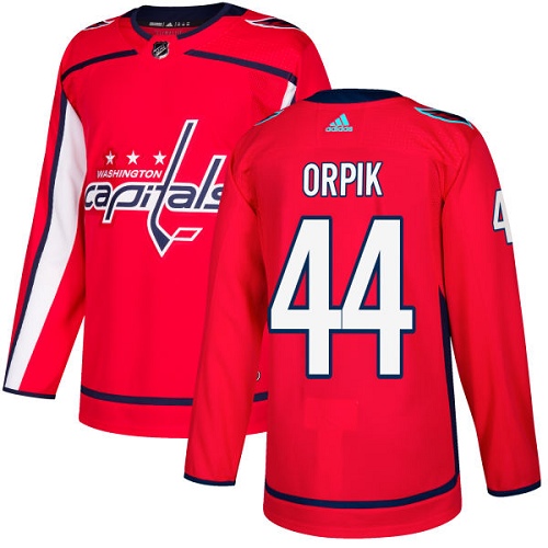 Adidas Men Washington Capitals 44 Brooks Orpik Red Home Authentic Stitched NHL Jersey